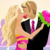 Barbie and Ken Kissing