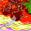 Spaghetti with Meatballs A Free Customize Game