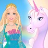 Barbie and Unicorn A Free Dress-Up Game