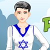 Peppy Patriotic Israel Girl A Free Dress-Up Game