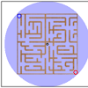 Complete the maze as quickly as possible by rotating with mouse.