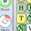 Make words from tiles that are next to each other.  Either click on the tiles in sequence or type the letters yourself.  Some colour tiles give you bonus points, some are penalties.  You score points for words, the tile values and a number of bonuses.

Making words earns you bonus time.