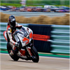A simple puzzle featuring a superbike race.