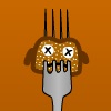 Stab the toast guys with your fork! Earn money to buy stabbing power upgrades!