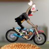 Tilt and balance this crazy mouse on a bike ride over the kitchen table! 