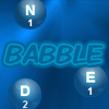 Babble is a unique word game where the player pops bubbles to form legitimate English words.