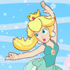 Princess Peach Figure Skater A Free Dress-Up Game