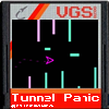 Tunnel Panic is very simple game. As your ship flies through the retro, 8-bit tunnel, simply press the space bar to move it up. Dodge everything and stay alive for as long as you can. You get more points the longer you make it through the tunnel.