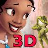 3D Sliding Princess and the Frog A Free Dress-Up Game