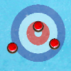 It`s a game like curling, use mouse to drag the paddle to push the disc to the target