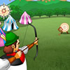 Compete as mediaval archer and try to shoot as close to the bulls eye as possible.