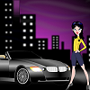 Girl With Cabriolet Car A Free Dress-Up Game