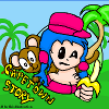 Help Kikyu deafeat all monsters who took over south africa.
Kikyu used Banana weapons against the various foes.

She can land a banana peal, and ride it to hit enemies, also as leave the peals as trap for the enemies to come & hit by it.

For a close weapon, Kikyu uses her Banana Peal stick to poke the differerent foes also as verious other weapons which can be found in the game