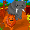 Color the zoo animals one by one and then see them all together at the end of this game. You start by coloring their environment and then you get to color each of the cute animals however you want. Be creative and have fun playing this coloring game for girls.