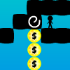 Grab all the coins in this 30 level coinathlon with a variety of objects to manoeuvre. Using springs gravity switches and slide platforms navigate your way through the levels and collect the coins!
Each level, you have 10 seconds to grab all the coins. The quicker you complete a level, the more score you retain.

If you are stuck you can use level select to skip 1 level