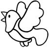 Birds coloring page game