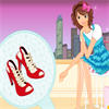 Play this fun dress up game for girls. This pretty girl needs a pair of beautiful shoes for her date and she decides to choose a pair from the shoes store. Please help her make the choice. You may want to match this pair of shoes with gorgeous hairstyle and dress. Enjoy!