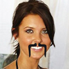 Add a funny mustache to your picture