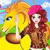 Cool Girl and Horse A Free Dress-Up Game