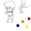 TAOFEWA - Chibi Manga Coloring - Kenneth & Skeleton A Free Customize Game