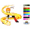 Kenneth - Serpent Fire Shield - Manga TAOFEWA Coloring Game A Free Customize Game