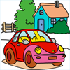 Are you ready for a new coloring lesson ? This time you must create the most colored landscape you can by drawing the car, house and everything around.
Create the best picture you can by choosing the perfect colors from the right side.