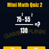 Mini Math Quiz 2 A Free Education Game