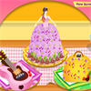 Play this fun Cake Creation 2 game and learn to make a princess cake, a guitar cake and a purse cake! It may sound hard, but you will find the process easy and fun! Enjoy this fun cake creation game!