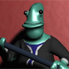 Evil Office Fish Man A Free Action Game
