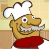 In this cooking game we have a recipe of some jam pancakes, with flambeed cherrys. Together with this funny cook we will learn how to cook this dish. Follow the cooks instructions carefully.