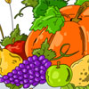 Autumn Harvest Coloring Page A Free Dress-Up Game