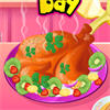 Roast Turkey in Thanksgiving Day A Free Dress-Up Game