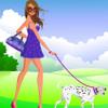 Girl and Puppy A Free Dress-Up Game