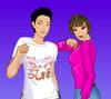 Romantic Couple On Beach A Free Dress-Up Game