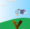 Use Your Mouse to control the slingshot. Click the mouse
to shoot down as many buzzards as you can in 1 minute.