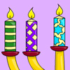 It’s season of lights and joy!  Color this Hanukkah menorah anyhow you like! Then you can save the picture and send it with your Hanukkah greetings to your friends!
