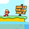 Red-beard man running around the game. In order to get to the coveted gold in the game he has to overcome various obstacles. In the game he helped balls of different colors, which enables or disables various tricky ladders, fixtures, etc.