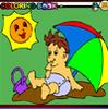 beach baby coloring A Free Customize Game
