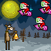 Christmas zombie A Free Action Game