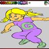 athlete girls coloring game A Free Customize Game
