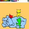 dog and cat coloring game