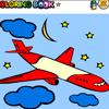 passenger plane coloring game