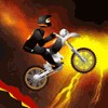 Only a real rider can keep the head cool with flames and fire flying around everywhere. Play the game `hell riders` and master your motorbike uphill racing skills.