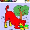 dog grabs something coloring game A Free Customize Game