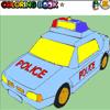 police coloring game