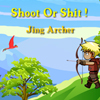 Shoot bird before they shit on you!
Use the arrow keys to aim and select your shooting speed, and fire your arrow against the birds with Space.

Avoid hitting the Sparrow!