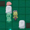 Help to Zombie to come to his grave.
Your goal is to guide the hero to the exit without leaving the screen. Collect as many brains as possible to gain the best score.
When you move your hero he will keep moving until hits ab obstacle. Also, you need to avoid the pits.
On later level you will meet the ghosts. They have their own path, so try to analyze the field, before start moving. You will find also teleports - they will help you a lot!
Good luck!