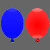 Control the two balloons on the Left side & Right side and avoid the balloons from getting pop by the needles.