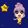 Cute little Angel bounces and jumps on the stars to reach the heaven! Pick up the right color  when you jump on a star. Beat up your personal score and maybe have a chance to touch the moon.