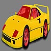 Yellow swift car coloring A Free Customize Game